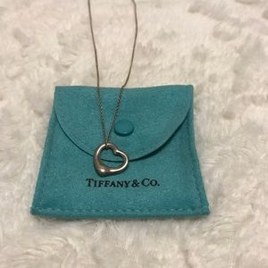 Classic Tiffany & Co. Drop Heart Necklace